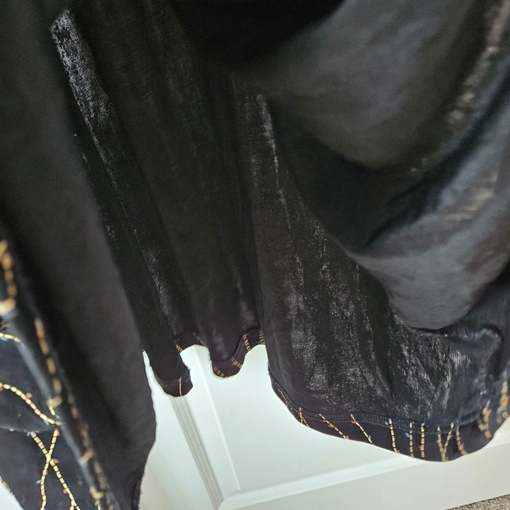 Maxi Dress Small Whimsigoth Phoebe Mob Wife Dark Academia Old Money Quiet Luxury - Picture 5 of 6